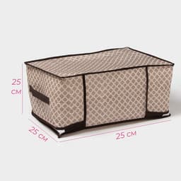 Кофр для хранения вещей Доляна «Браун», 45×30×20 см, коричневый