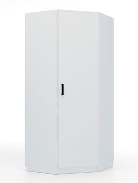 Шкаф угловой для одежды «Клик Мебель», 900×900×2100 мм, цвет белый