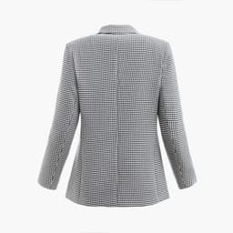 Пиджак женский двубортный MIST, размер 46, цвет чёрный, белый