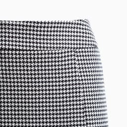 Юбка с разрезом мини женская MIST: Classic Collection, размер 48, чёрная, белая