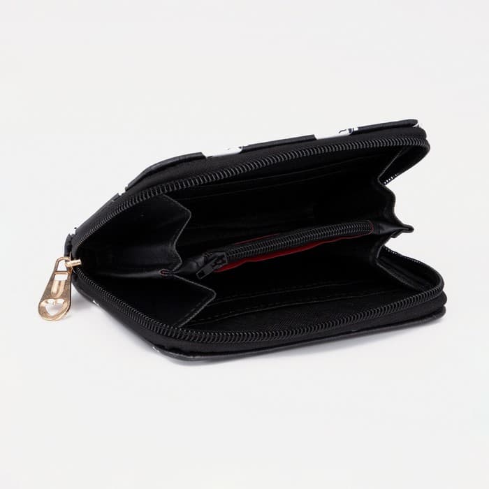 Кошелёк детский «Приведение», на молнии, чёрный