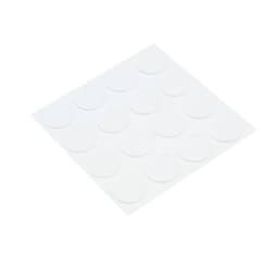 Двусторонние самоклеящиеся держатели ТУНДРА, d=15.25 мм, прозрачные, 16 шт.