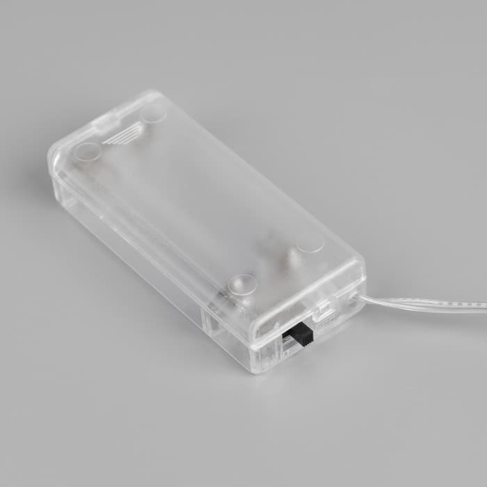 Светодиодная фигура «Молния» 16×29 см, металл, от батареек ААх2, свечение тёплое белое