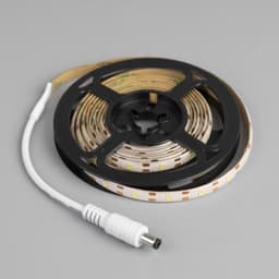 Светодиодная лента Luazon Lighting с датчиком движения 2 м, IP65, SMD2835, 60 LED/м, 4хААА, 3000К, свечение тёплое белое