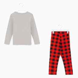 Пижама новогодняя детская KAFTAN «Santa's security» размер 30 (98-104)