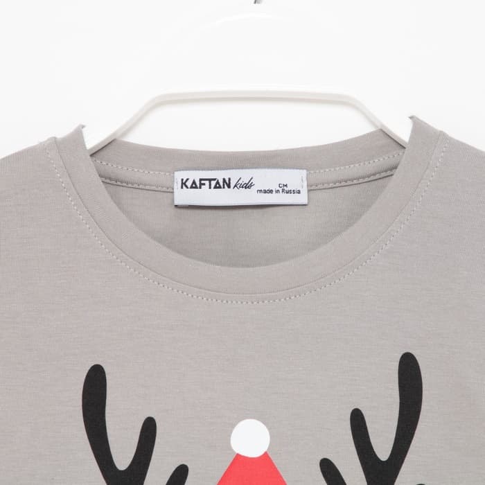 Пижама новогодняя детская KAFTAN «Santa's security» размер 30 (98-104)