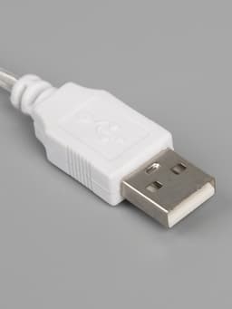 Неоновая вывеска «Молния» 34x13 см, от батареек ААх3, USB, свечение голубое