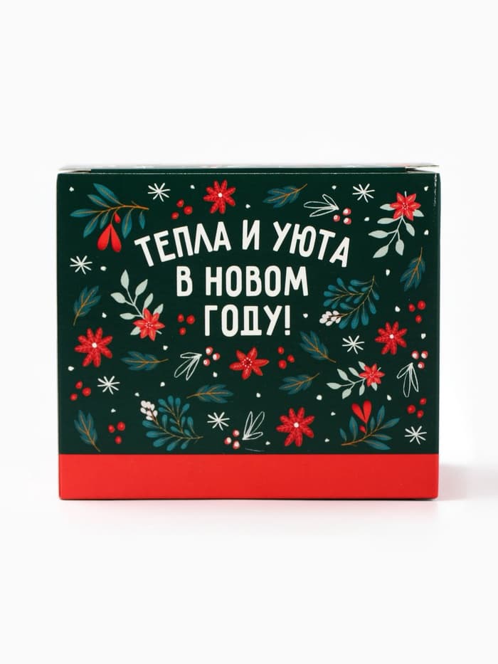 Подарочный набор новогодний «Сказочного Нового Года»: чай чёрный с чабрецом 50 г, кружка 300 мл.