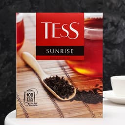 Чай Tess Sunrise black tea, 100 пакетиков*1.8 г