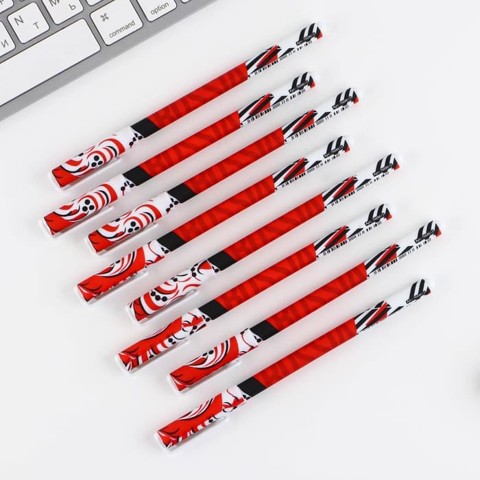 Ручка пластик с колпачком шариковая «Russian», синяя паста, 0.7 мм