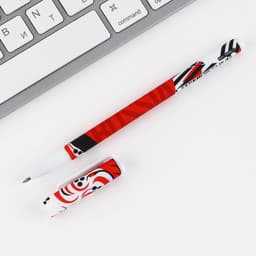 Ручка пластик с колпачком шариковая «Russian», синяя паста, 0.7 мм