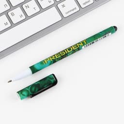 Ручка пластик с колпачком шариковая «Россия в каждом из нас», синяя паста, 0.7 мм