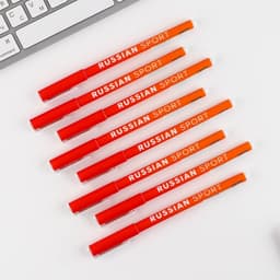 Ручка пластик с колпачком шариковая «Russian sport», синяя паста, 0.7 мм