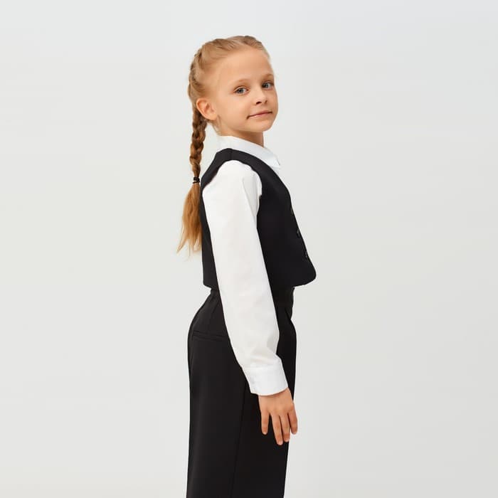 Жилет для девочки MINAKU, чёрный, рост 146 см