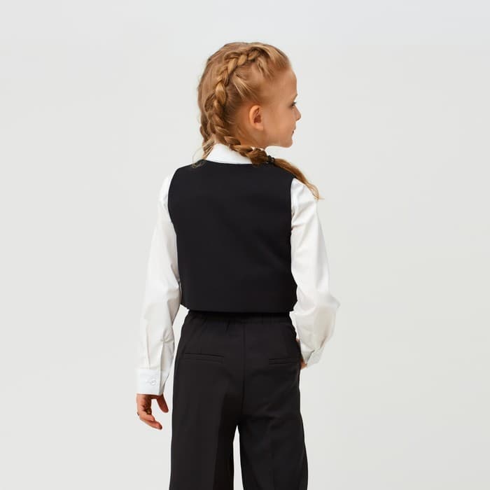 Жилет для девочки MINAKU, чёрный, рост 146 см