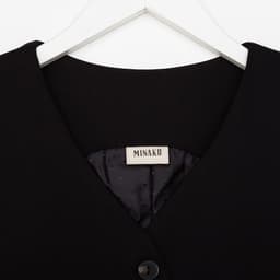 Жилет для девочки MINAKU, чёрный, рост 146 см