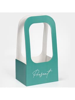 Коробка-переноска для цветов «Present», 17×12×32 см