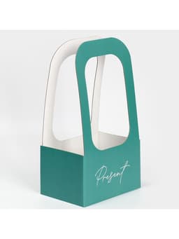 Коробка-переноска для цветов «Present», 17×12×32 см