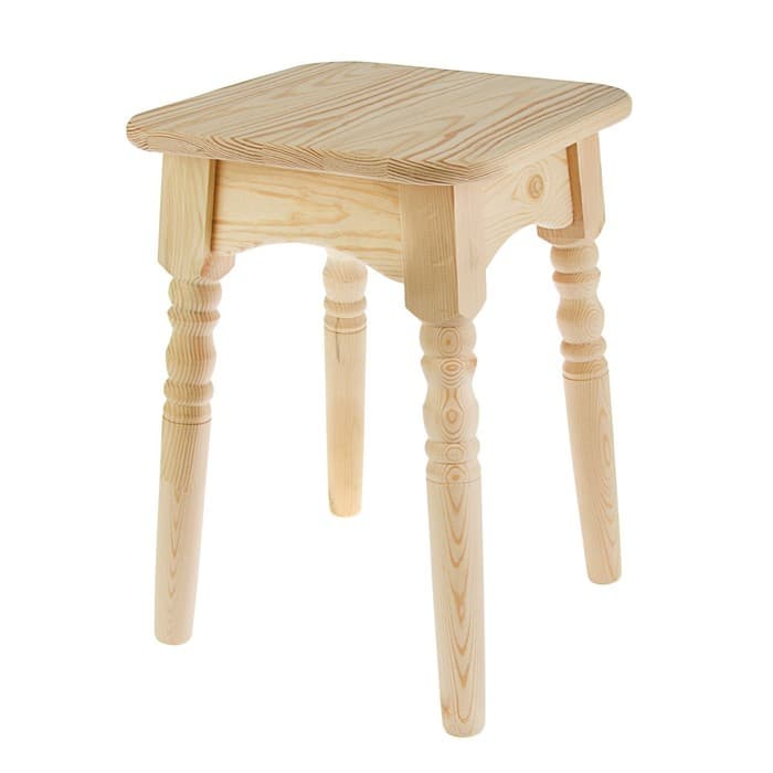 Табурет для бани и сада «Классика», 45×30×30 см, дерево, набор 2 шт., «Добропаровъ»