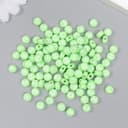 Бусины для творчества пластик «Английские буквы», зелёные, набор 20 г, 0.4×0.7×0.7 см