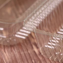 Контейнер одноразовый с неразъёмной крышкой ПР-К-27 «А», пластик, 24×12.9×8.9 см, внутр. 21.3×9.9×7.8 см, прозрачный