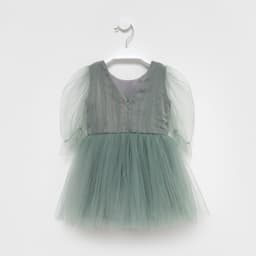 Платье нарядное для девочки KAFTAN, зелёное, рост 86-92 см