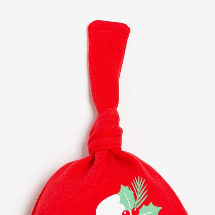 Чепчик (шапочка) «Крошка Я. Мой первый НГ», красный, размер 48