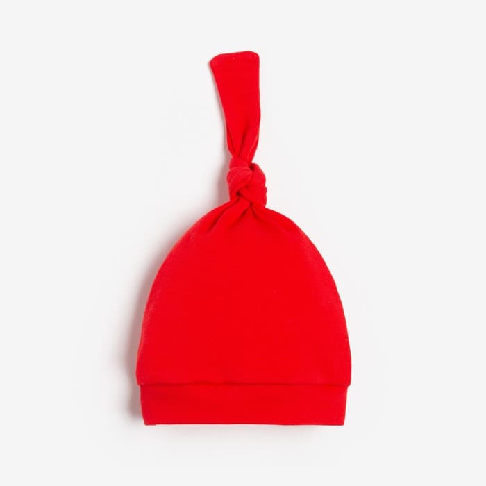 Чепчик (шапочка) «Крошка Я. Мой первый НГ», красный, размер 48