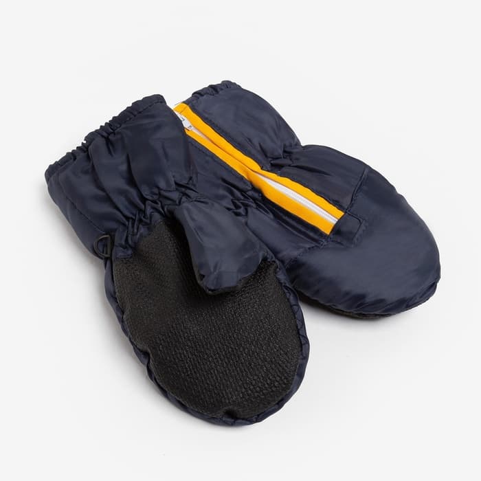 Варежки зимние детские MINAKU, синие, размер 16-17 (20 см)