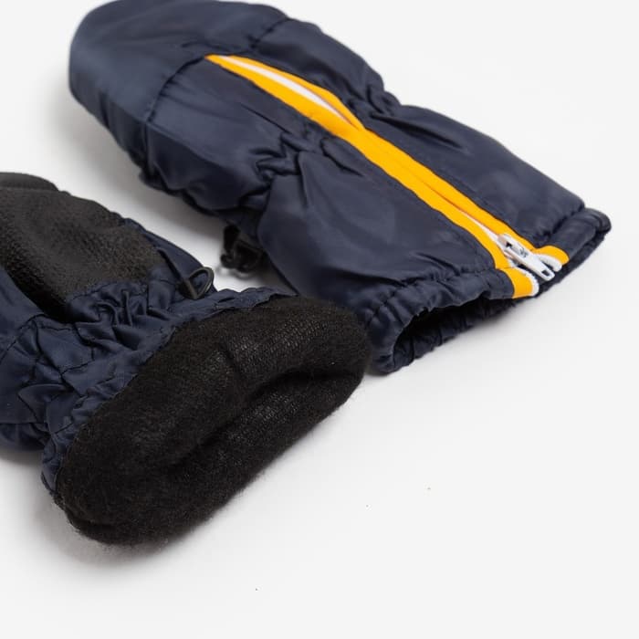 Варежки зимние детские MINAKU, синие, размер 16-17 (20 см)