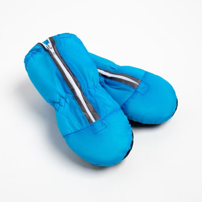 Варежки зимние детские MINAKU, голубые, размер 16-17 (20 см)