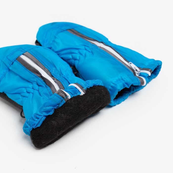 Варежки зимние детские MINAKU, голубые, размер 16-17 (20 см)