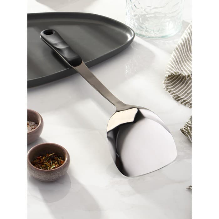 Лопатка из нержавеющей стали Доляна Home, 37.5×10 см, толщина 3 мм