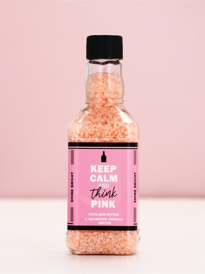 Подарочный набор косметики «Ты неотразима!», гель для душа виски 250 мл и соль для ванны 300 г, Чистое счастье