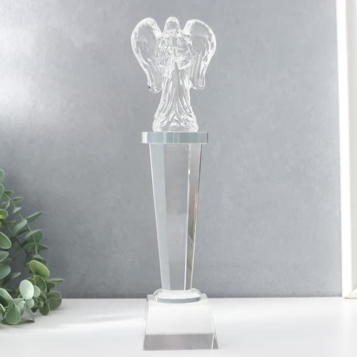 Фигурка стекло «Кубок наградной: Ангел», под нанесение, 29×8×7 см