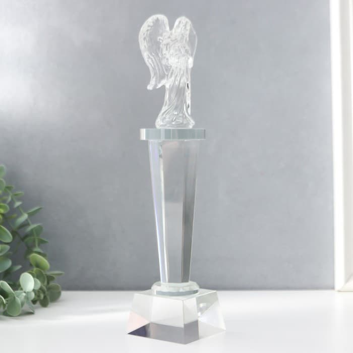 Фигурка стекло «Кубок наградной: Ангел», под нанесение, 29×8×7 см