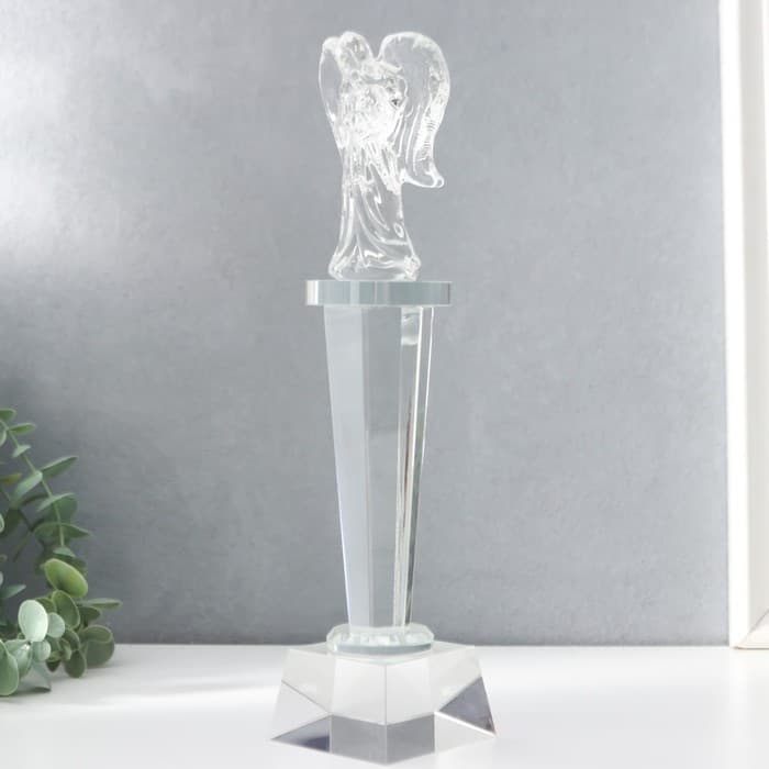 Фигурка стекло «Кубок наградной: Ангел», под нанесение, 29×8×7 см