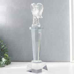 Фигурка стекло «Кубок наградной: Ангел», под нанесение, 29×8×7 см