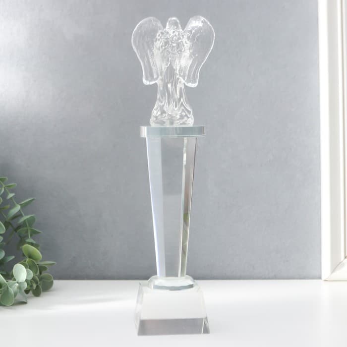 Фигурка стекло «Кубок наградной: Ангел», под нанесение, 29×8×7 см