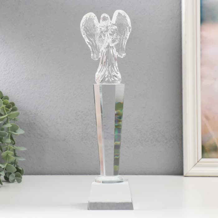 Фигурка стекло «Кубок наградной: Ангел», под нанесение, 29×8×7 см
