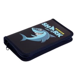 Пенал школьный, 1 секция, 11.5×20.5×3 см «Акула»