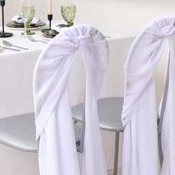 Декор для стула, 72×300 см, белый