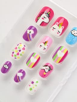 Детские накладные ногти «Розовая мечта», 12 шт.