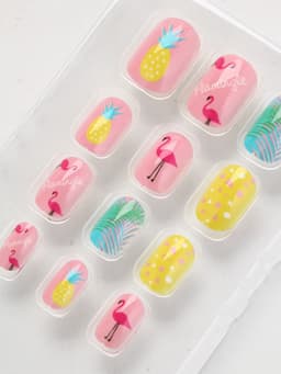 Детские накладные ногти «Яркая, стильная», 12 шт.