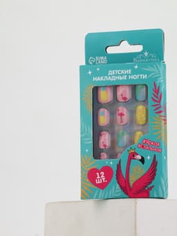 Детские накладные ногти «Яркая, стильная», 12 шт.