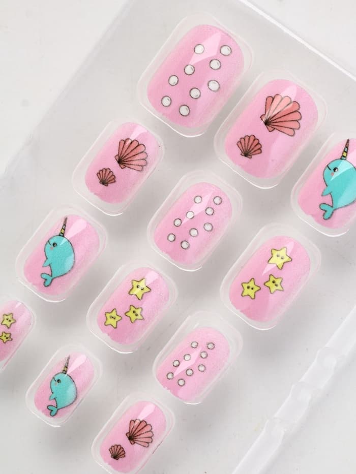 Детские накладные ногти Mermaid Dream, 12 шт.