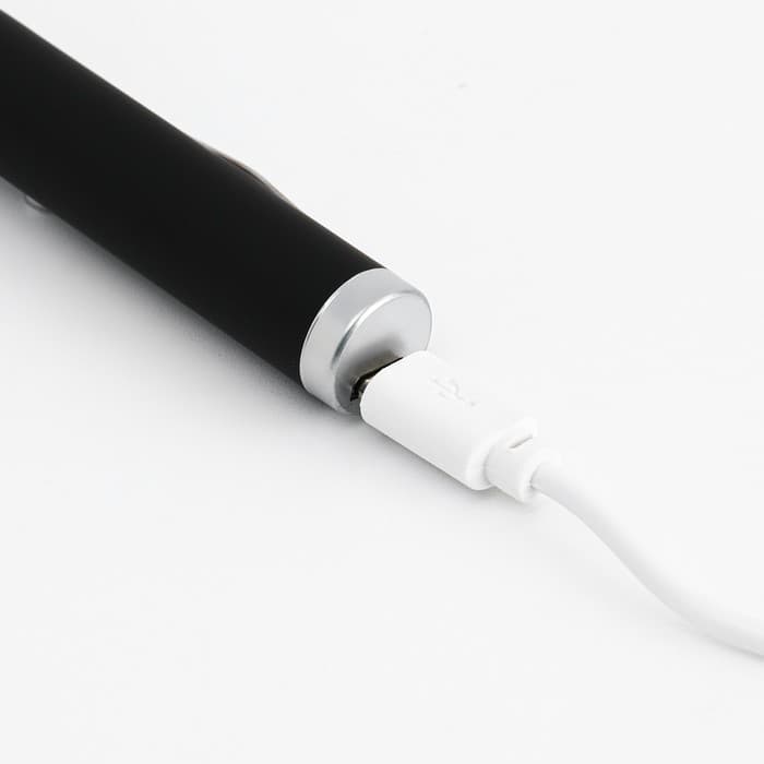 Лазерная указка 532 нм, 500 мАч, дальность 1 км, microUSB, зелёный луч