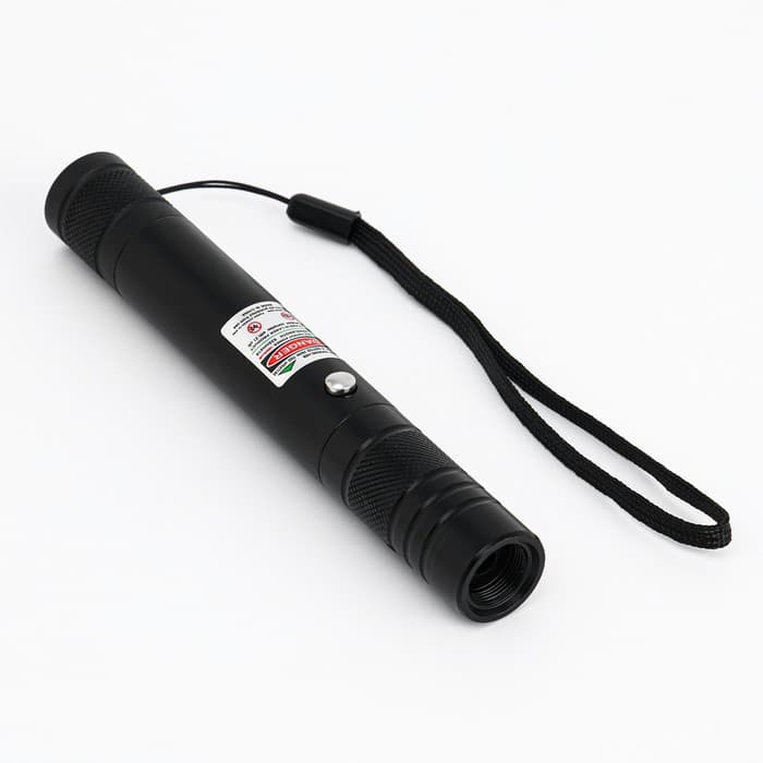 Лазерная указка 532 нм, 500 мАч, дальность до 1 км, USB, зелёный луч