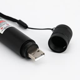 Лазерная указка 532 нм, 500 мАч, дальность до 1 км, USB, зелёный луч