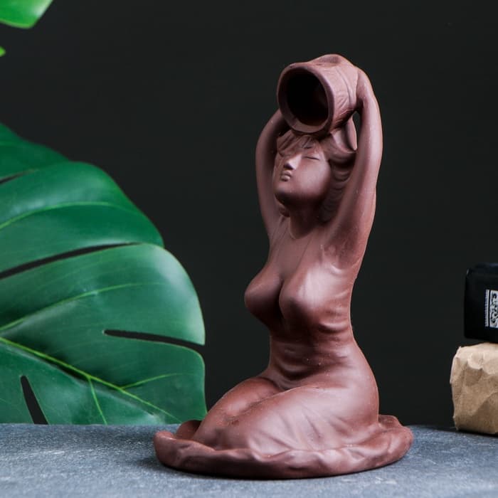 Подставка для благовоний TAKE IT EASY «Омовение Джии», стелющийся дым, 18×13 см